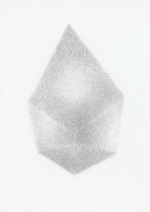 « Cardinal n°6 » (2022), crayon de papier