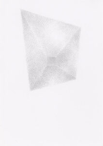 « Cardinal n°12 » (2025), crayon de papier