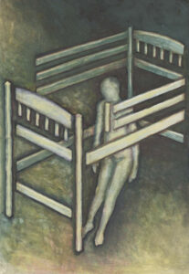 « Projection » (2023), encre + gouache